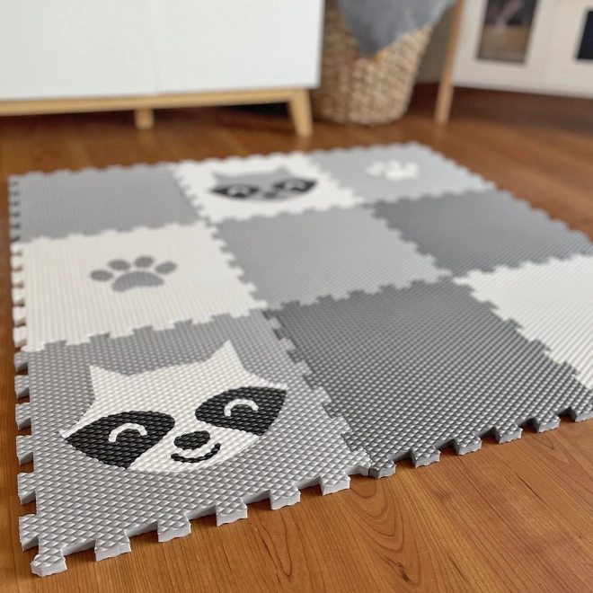 Minideckfloor Hrací Podložka s Mývalem a Tlapkou
