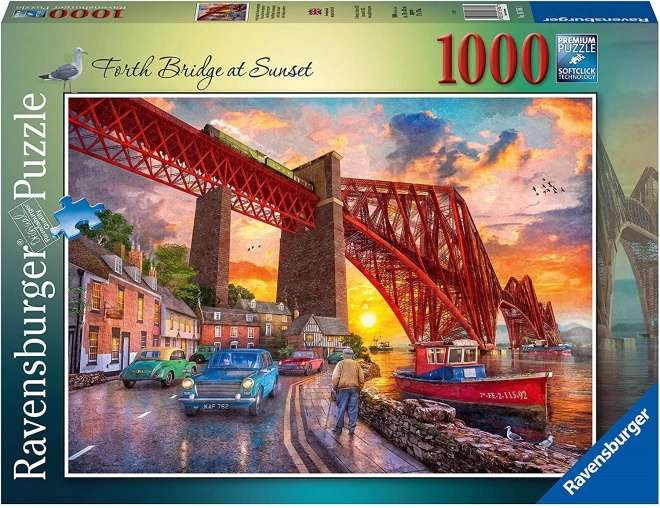 Puzzle 1000 ks Most při východu slunce