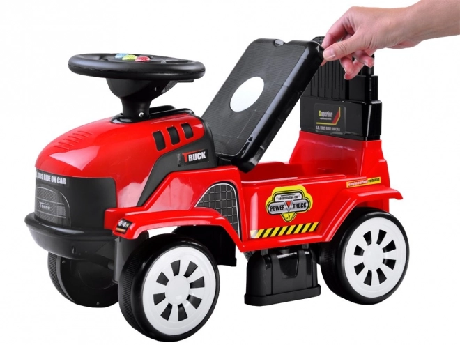 Jeździk Traktor s Přívěsem – Červená