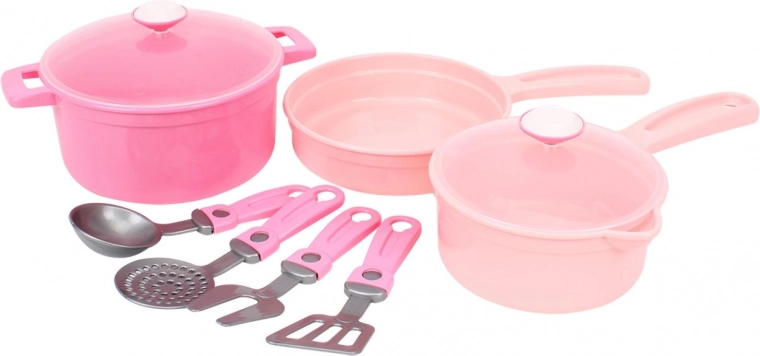 Realistická sada nádobí pro první vaření