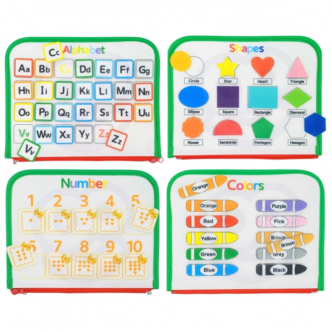Woopie vánoční edice montessori učební knížka kufřík