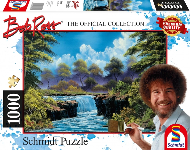 Puzzle Vodopád na mýtině 1000 dílků