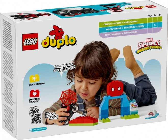 LEGO DUPLO Spidey a dobrodružství na motocyklu