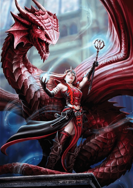 Trefl puzzle fantasy kolekce Šarlatový mág 1000 dílků