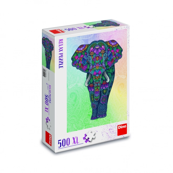 DINO Relax puzzle Slon XL 500 dílků