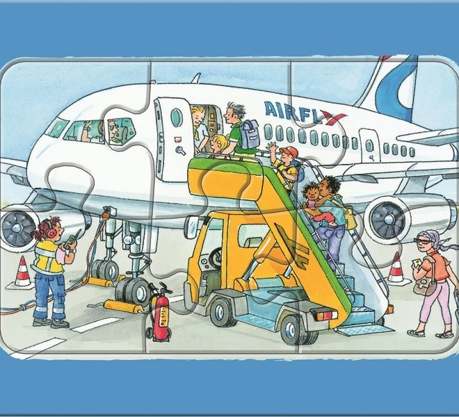 Moje první puzzle Dopravní prostředky 3x6 dílků