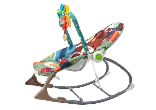 Houpací křeslo Lounger 2v1 Vibration Sound Fox