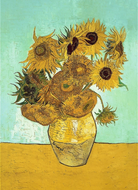 TrefL dřevěné puzzle Vincent van Gogh - Slunečnice