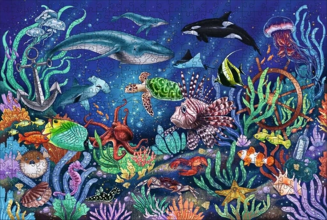 Dřevěné puzzle Podmořský svět 500 dílků