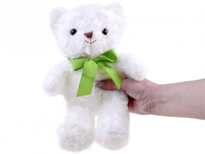 Plyšový bílý medvídek 30cm ZA4455