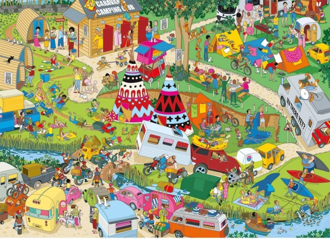 Puzzle Jokesaws Kemp Capers 1000 dílků od Gibsons