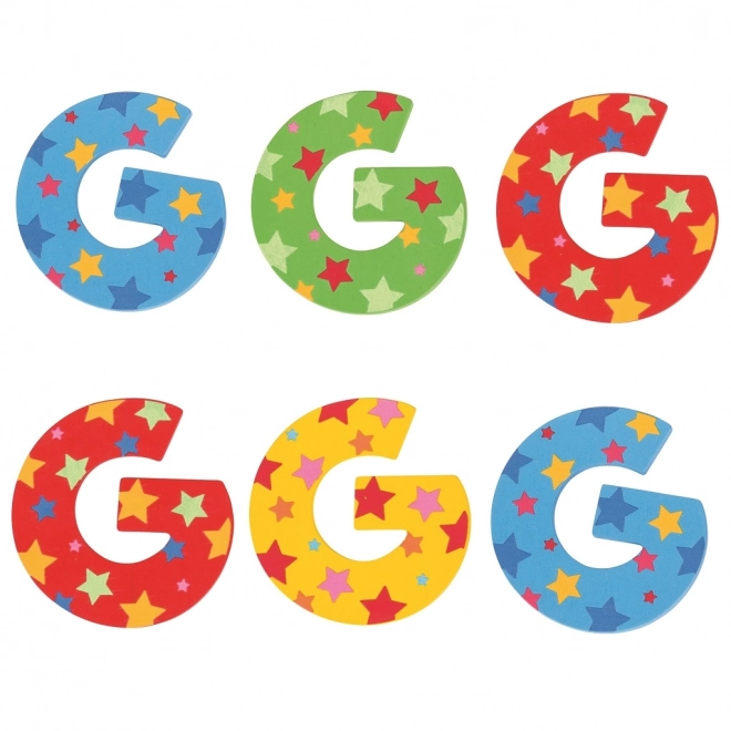 Bigjigs Toys hvězdičkové písmeno G