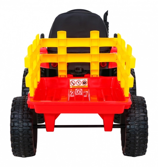 Dětský traktor s přívěsem BLOW červený