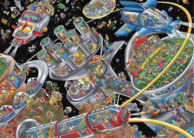 Puzzle Vesmírná Kolonie