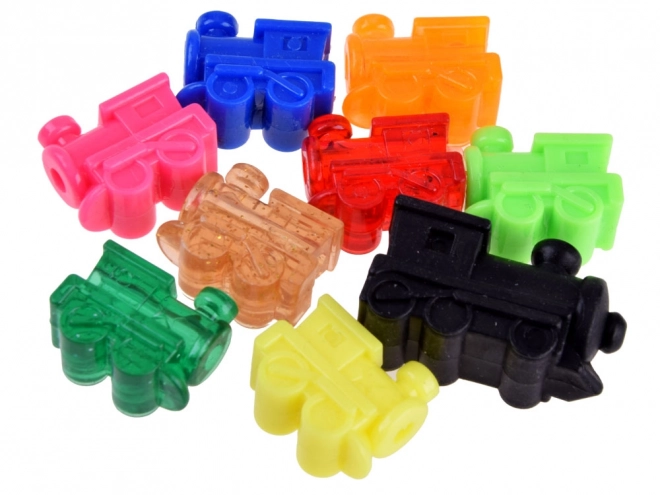 Sada her Domino a Mexican Train s kovovým kufříkem