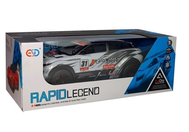 Závodní auto na dálkové ovládání 1:10 bílé