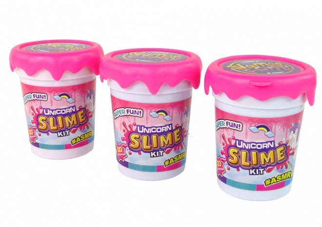 DIY Glitter Unicorns Slime Soft 3 barvy