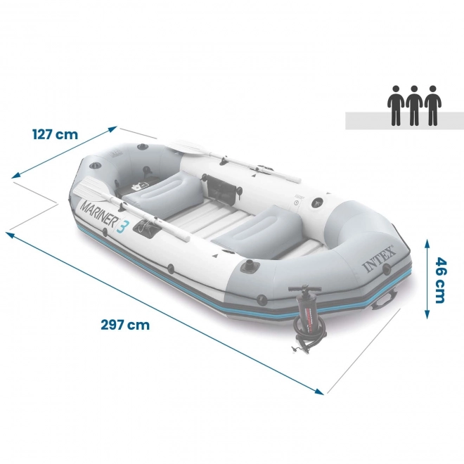 Nafukovací loď Mariner 3 pro 3 osoby