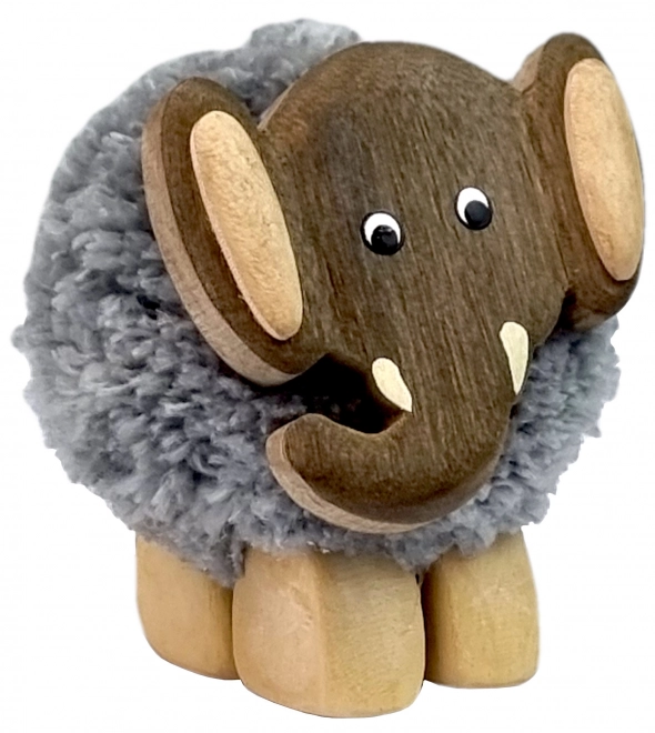 Dětská Dřevěná Figurka XL Pompon Slon