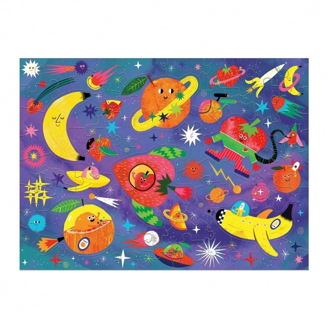 Mudpuppy puzzle vesmírné ovoce s vůní 60 dílků