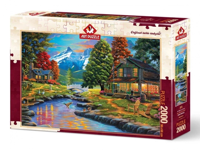 Puzzle Dva břehy 2000 dílků