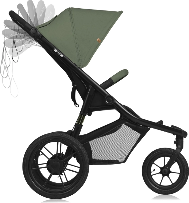 XXL stříška s UPF50+ a magnetickým průhledem