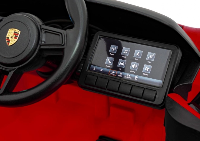 Dětský elektrický vůz Porsche 718 lakovaný – Červený