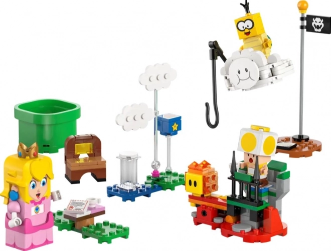 Kostičky LEGO Super Mario: Dobrodružství s interaktivní figurkou LEGO Peach