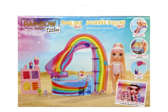 Rainbow High sada s bazénem a sestrou