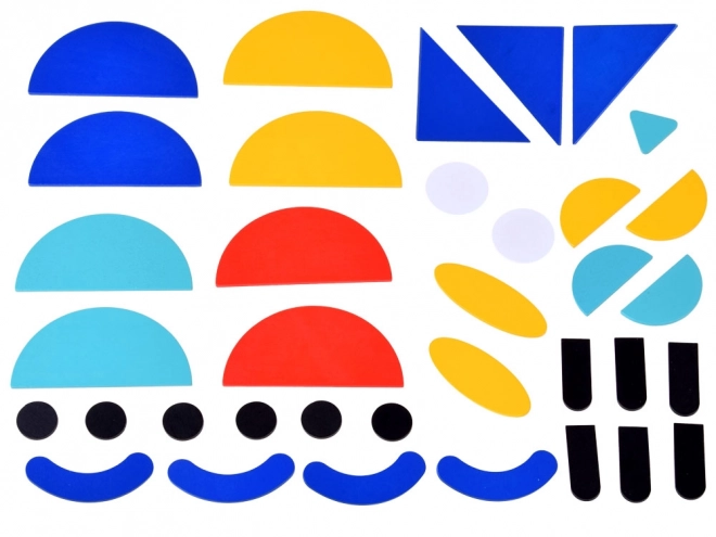 Dřevěná skládačka Montessori Tangram