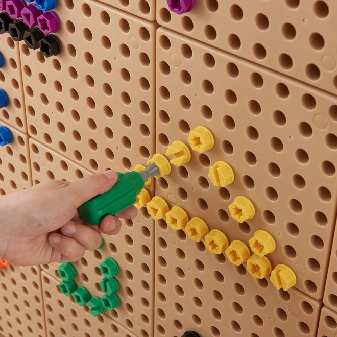 Masterkidz barevné šroubky do kreativní tabule STEM