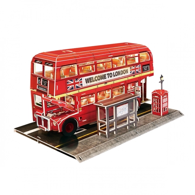 Puzzle 3D - Londýnský autobus