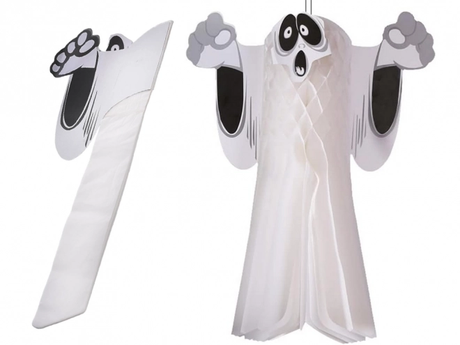 Papírová Halloweenská Dekorace Duch