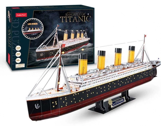 Puzzle 3D LED Titanic