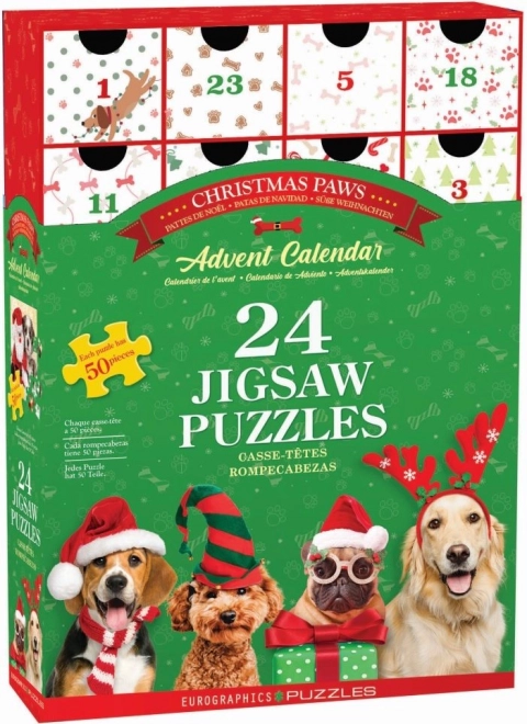Adventní kalendář Vánoční tlapky