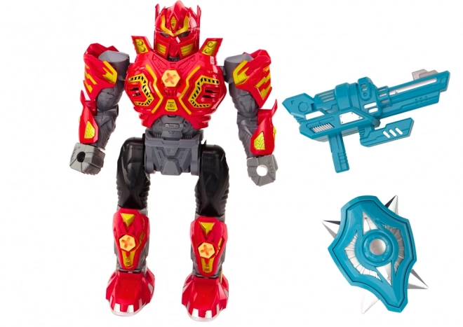 Šroubovák Robot zbraň vrtačka Světla Zvuk Červená