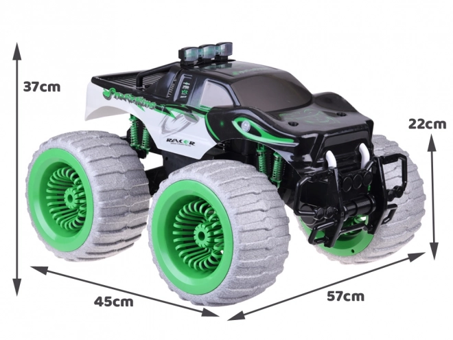 Obrovské auto Monster Snake 4x4 hudba světla drift 360st. dálkový ovladač