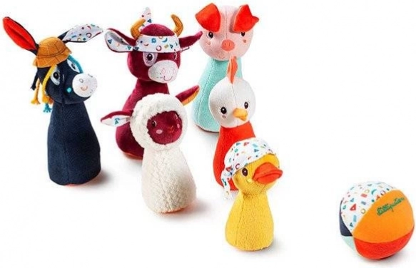 Lilliputiens měkké kuželky farma s rolničkou 12 m+