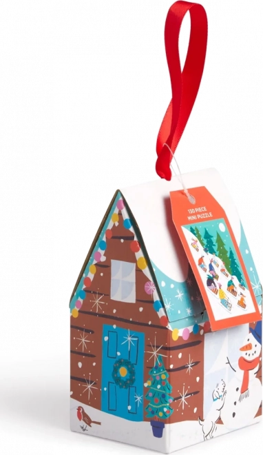 Mini Puzzle Sáňkování - 100 dílků