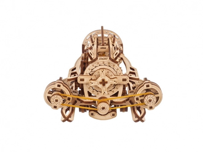Dřevěné 3D mechanické puzzle Steampunková ponorka