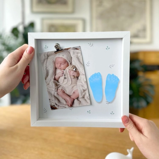 Fotorámeček a sada na 3D odlitky pro miminko – holčička