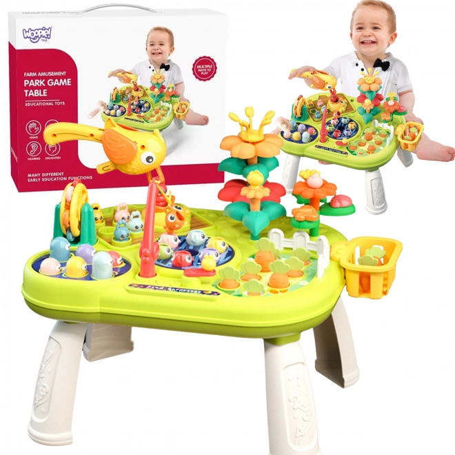 Interaktivní vzdělávací stolek 8v1 Montessori