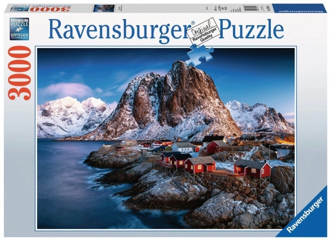 Puzzle 3000 dílků Hamnoy, Lofoty