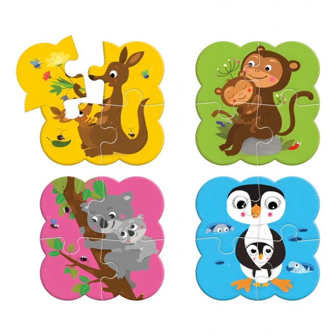 Granna zvířecí puzzle pro děti - Tučňák