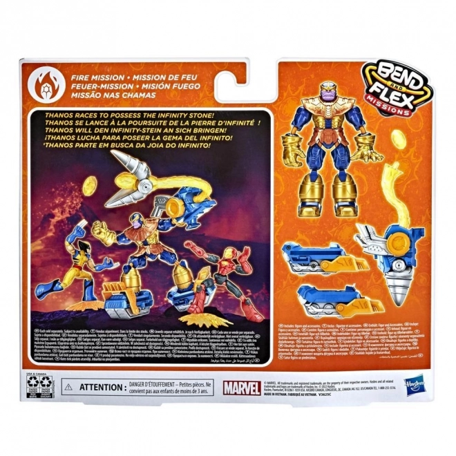Avengers Bend and Flex Thanos Fire Mission figurka