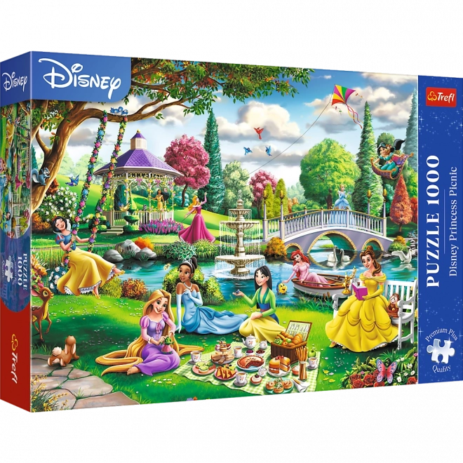 Prémiové puzzle 1000 dílků – piknik s DISNEY princeznou