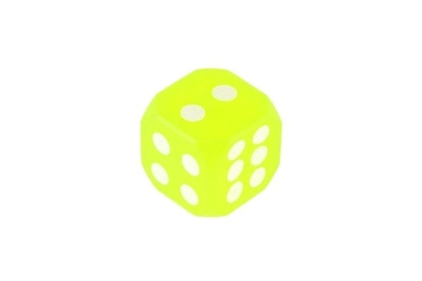 Svítící silikonová kostka 3 cm - 1ks