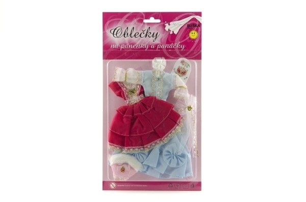 Oblečky pro panenky s doplňky - 2 kusy