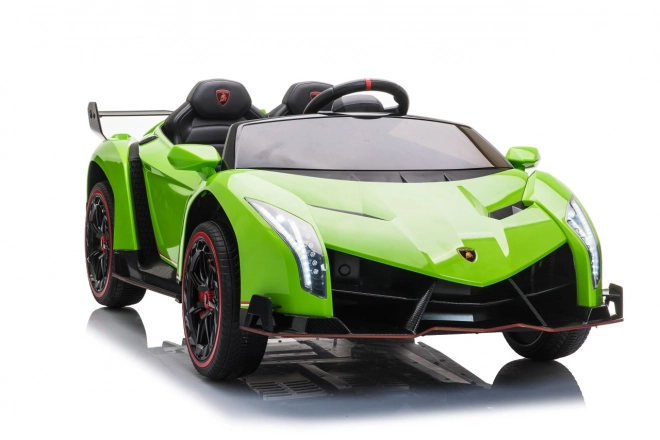 Zelené auto Lamborghini Veneno pro děti