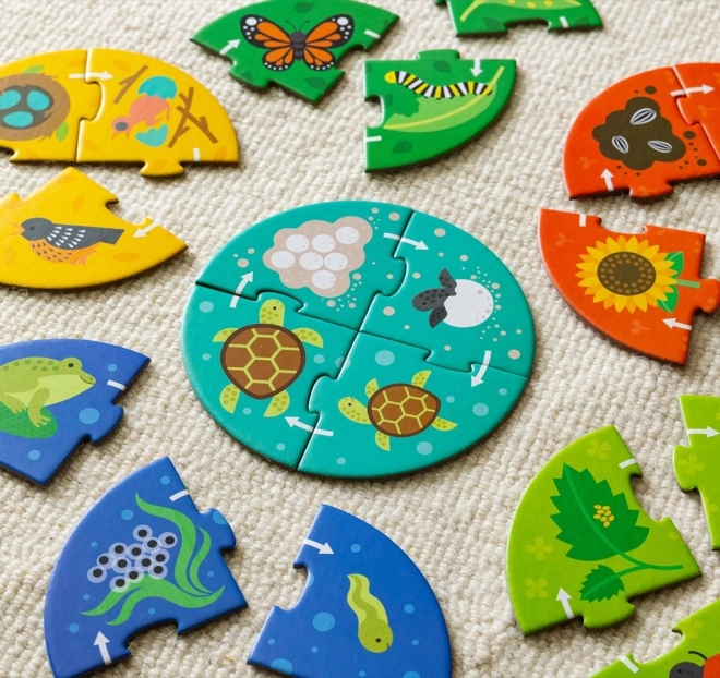 Petit Collage Puzzle Objevitele Koloběh Života